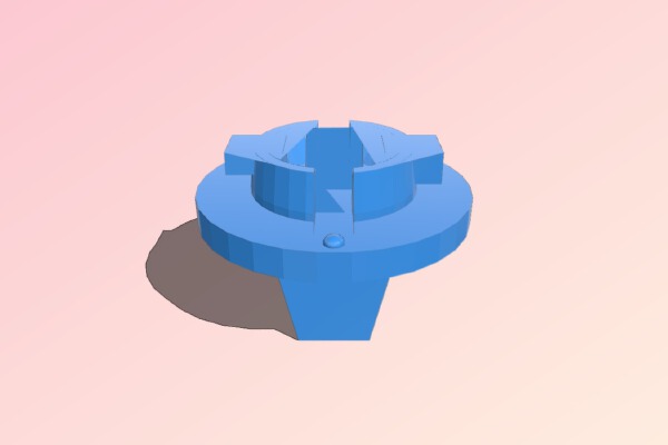 Version 1 of Cap less Dashboard instrument bulb holder T10 | 3d print model