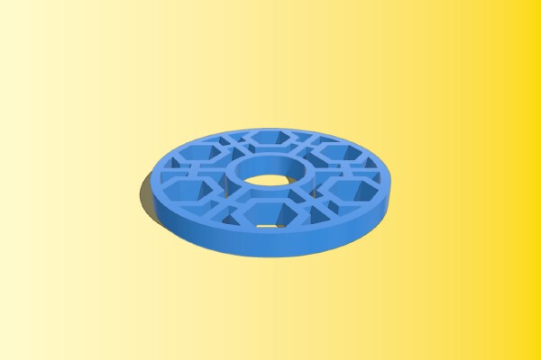 Fidget Nut Spinner - Wingnut2k #19 | 3d print model
