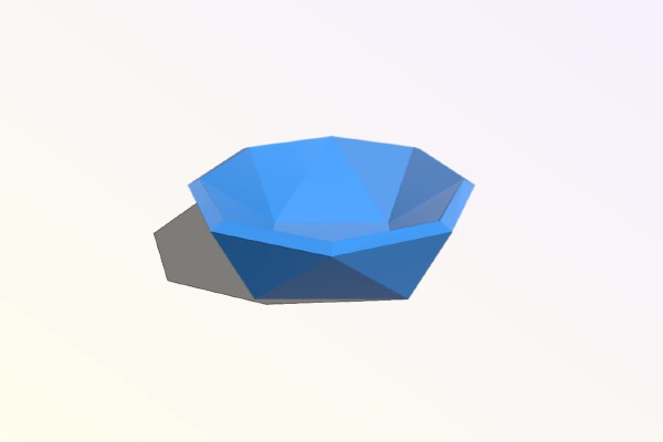 Polygon flower pot | 3d print model