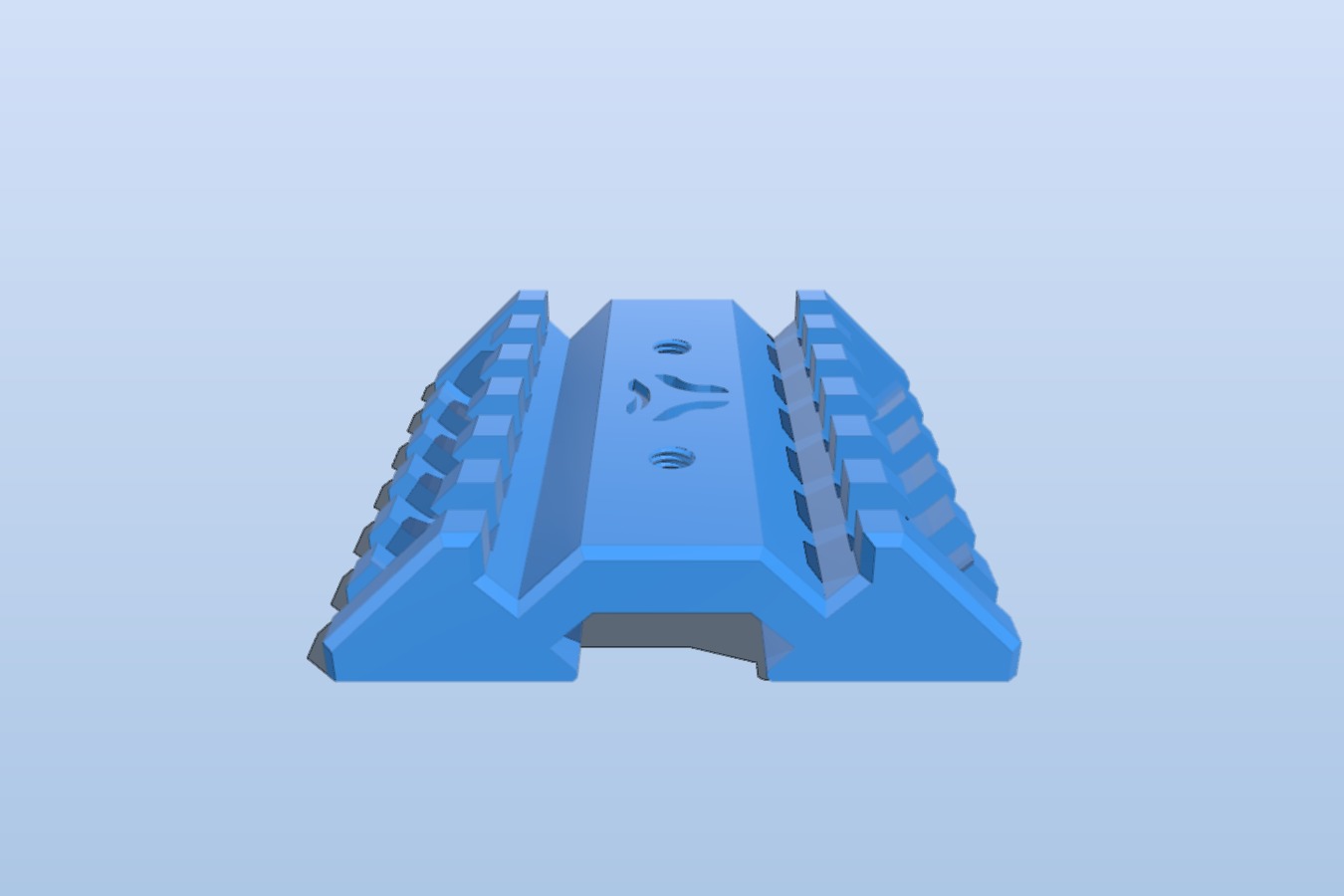 Dual picatinny rail