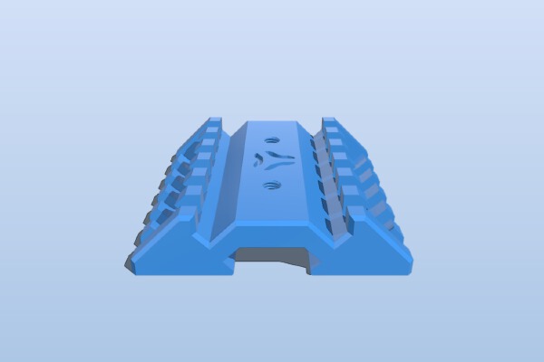 Dual picatinny rail | 3d print model