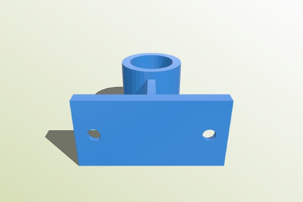 1_2 EMT Conduit (.710 OD) 90 Degree Bracket | 3d print model