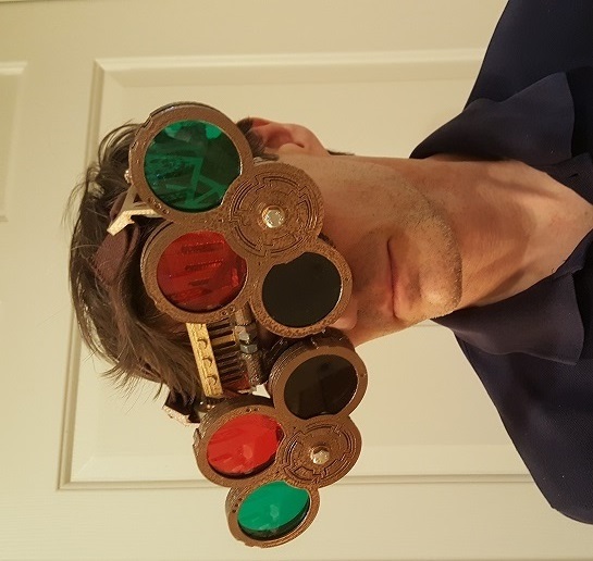 Steampunk style shop goggles