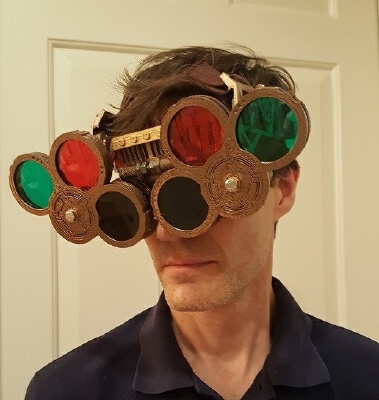 Steampunk style shop goggles | 3d print model