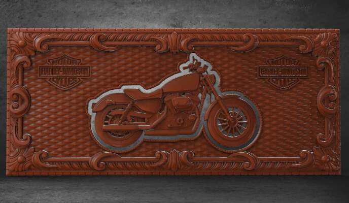 Harley-Davidson for CNC | 3d print model