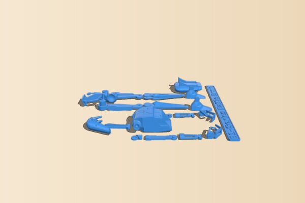B1 Series Battle Droid 1:8 | 3d print model