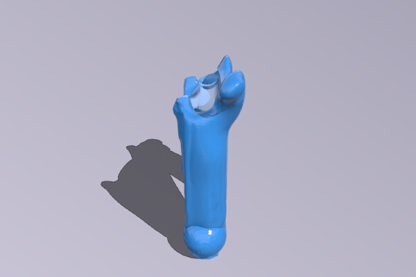 Fixed start wings for "Braq" jointed dragon | 3d print model