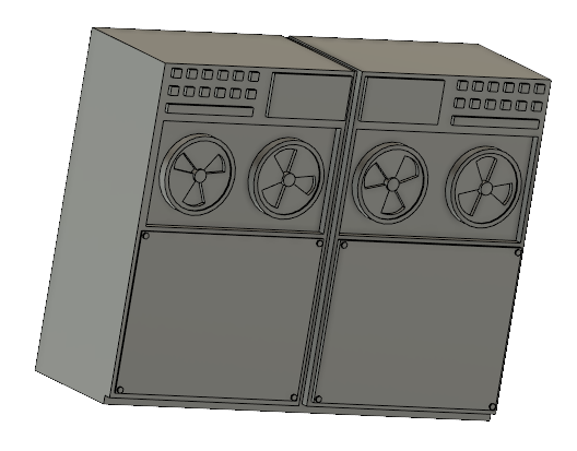 28mm Computer bank scenery terrain