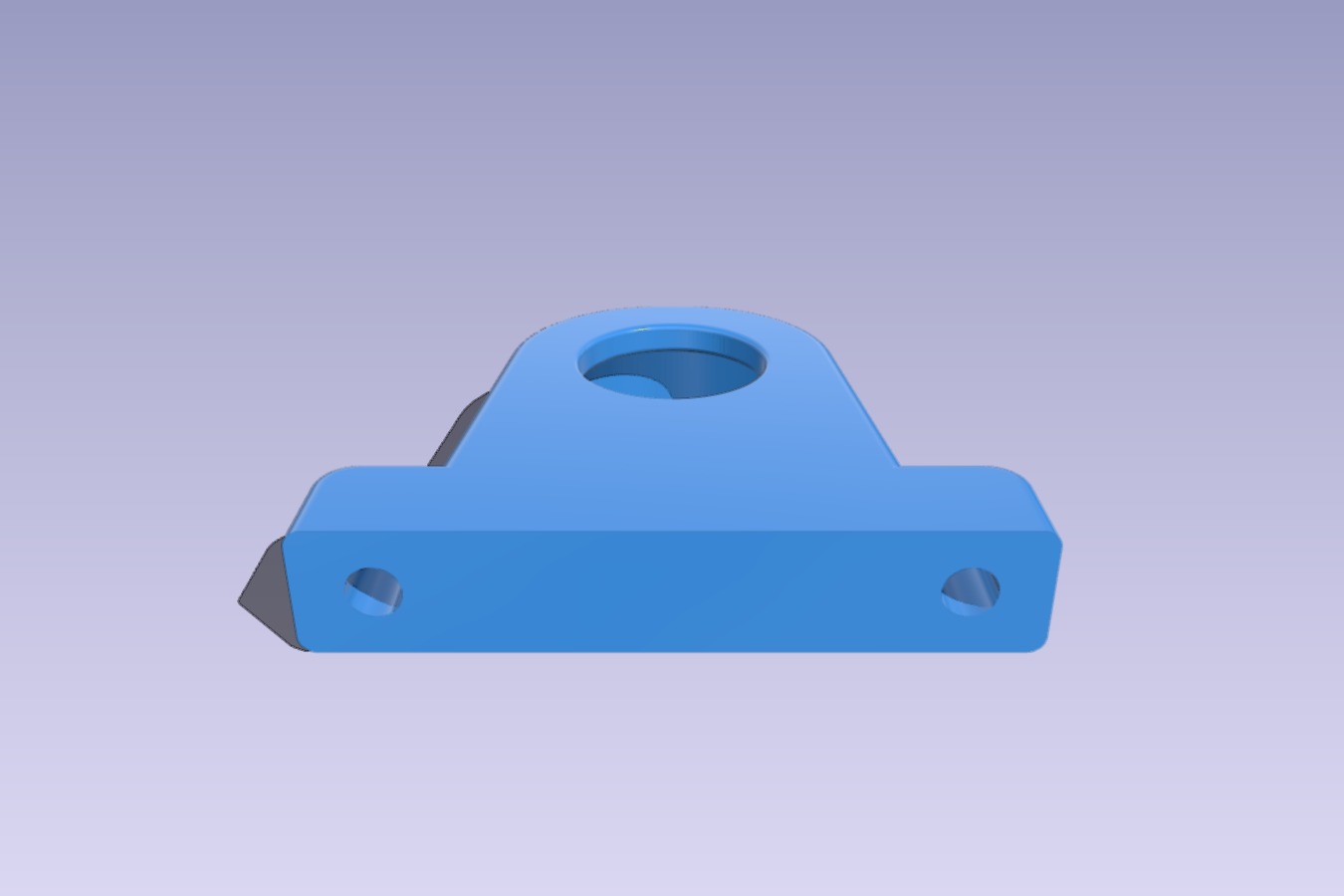 Gear motor mount, small metric