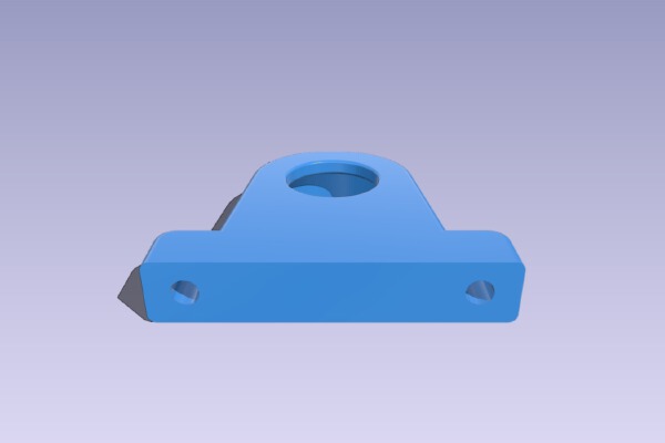 Gear motor mount, small metric | 3d print model
