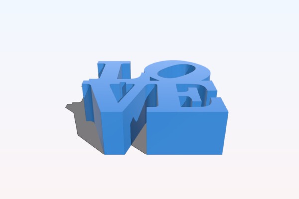 Love | 3d print model