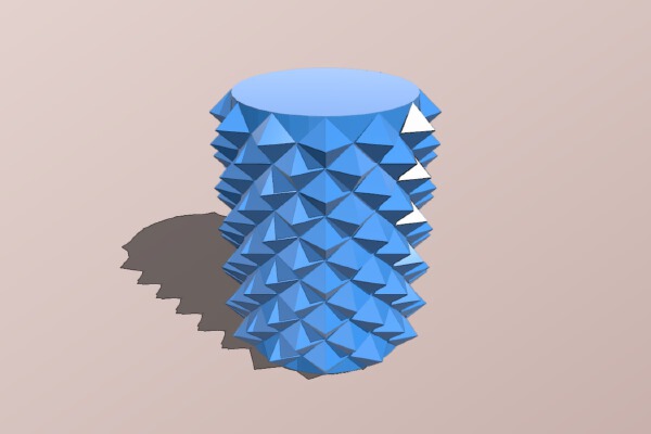 Knurled Shrader Cap | 3d print model