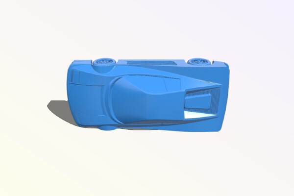 Ferrari Testarossa print in place | 3d print model