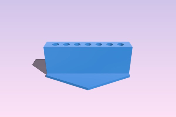 Small NMR tube holder | 3d print model