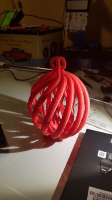 SPIRAL || CHRISTMAS TREE BALL || PALLA DI NATALE A SPIRALE | 3d print model