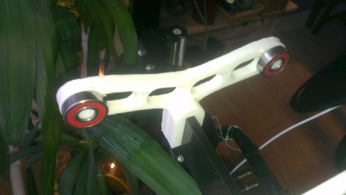 Prusa i3 spoolmount w_ bearings | 3d print model