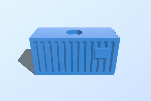 Shipping Container for brio wagon | 3d print model