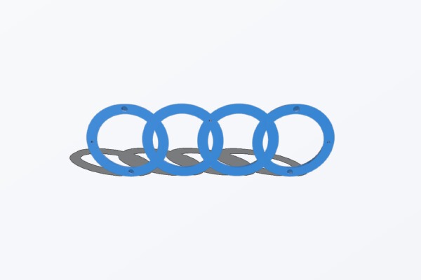 Audi B3 80 90 Grill Rings 893853605 | 3d print model