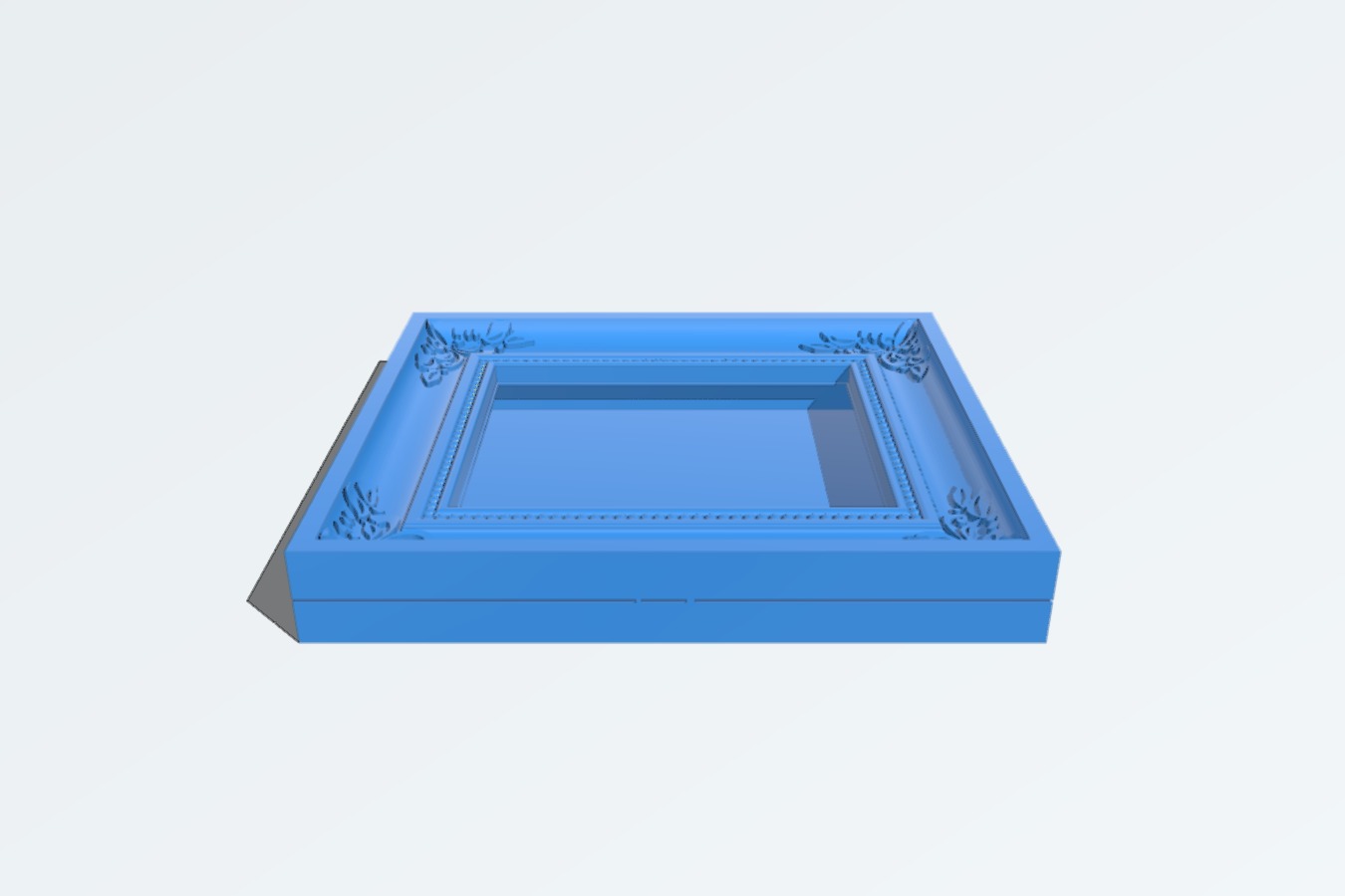 Litophane picture frame