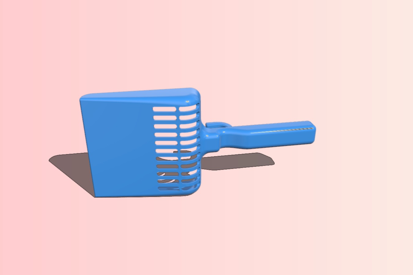 Cat litter scoop