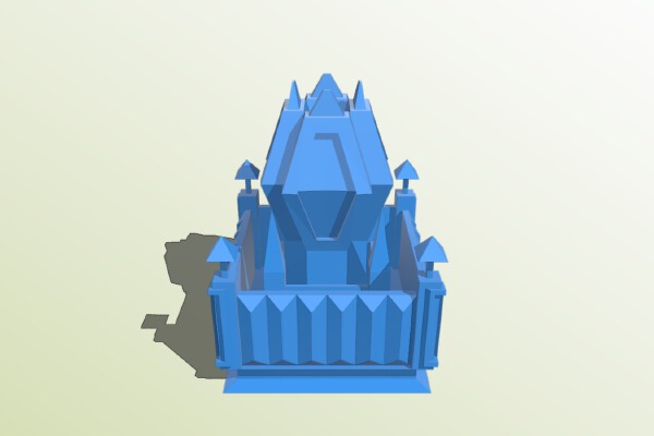 green castle by randell | 3d print model