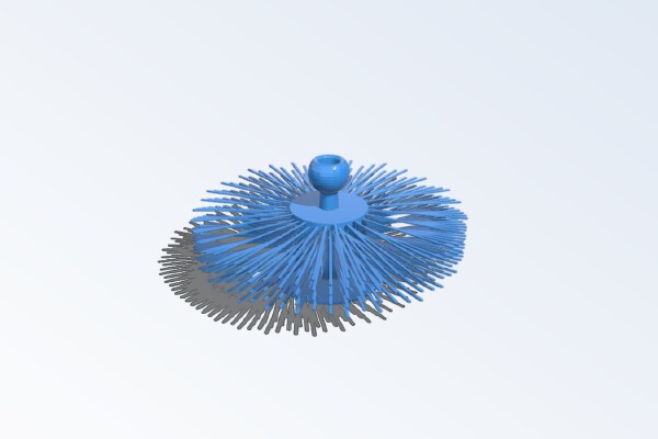 Fuzzy Flower | 3d print model