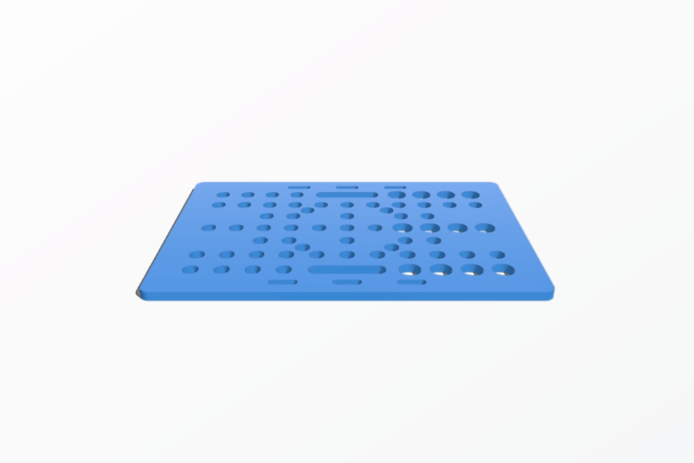 V-Slot universal plate STL