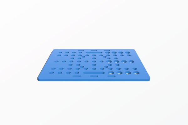 V-Slot universal plate STL | 3d print model