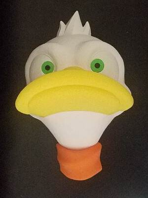 Duck Head Wall Art (Remix, Colored Parts) | 3d print model