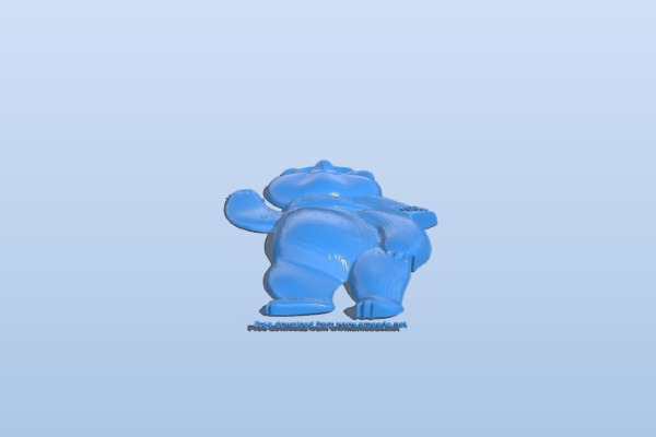 Bear Olympic Sochi | 3d print model
