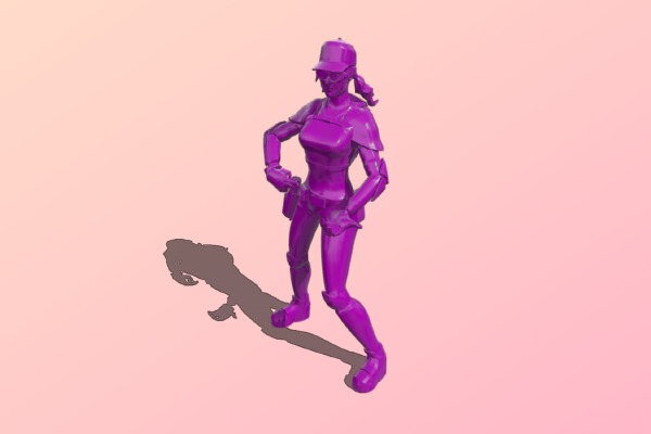Combat Girl | 3d print model