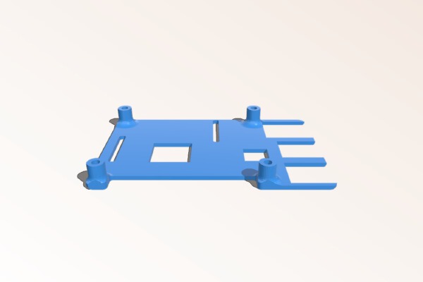 2020 Pi 3 Mount extended | 3d print model