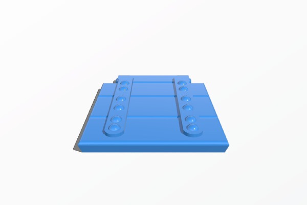 Playmobil pirate ship gun port lid | 3d print model