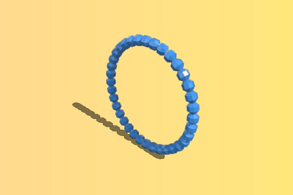 Blocky Bracelet | 3d print model