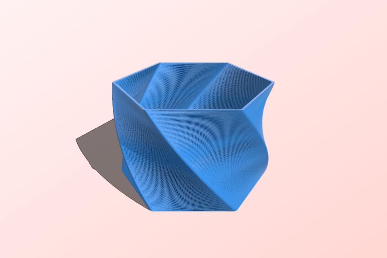 Warped Hexa Planter