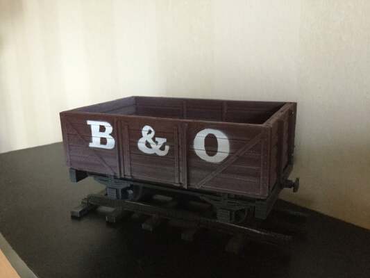 5 Plank Open Wagon for 16mm Scale Garden Railway | 3d print model