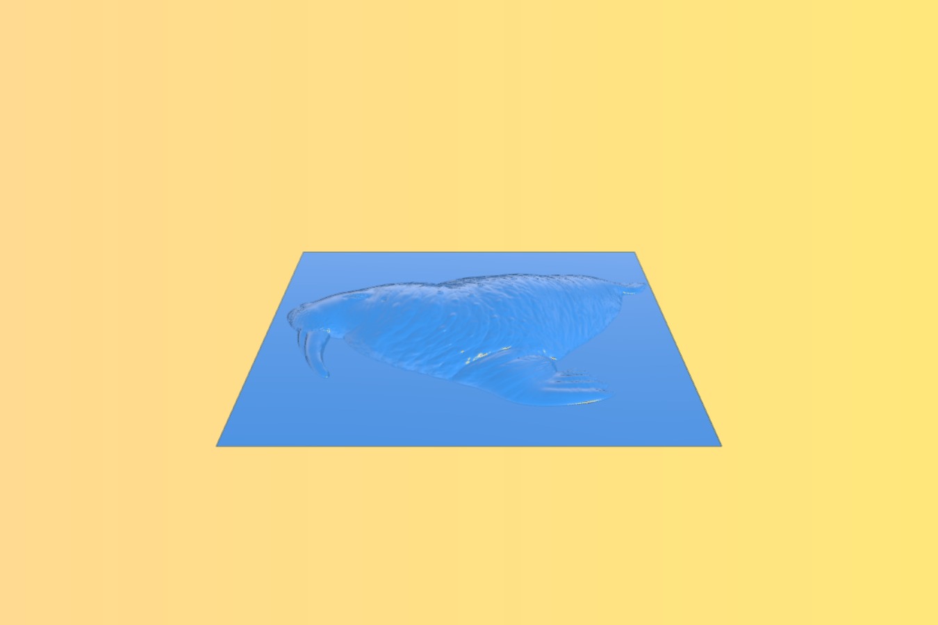 Walrus A007063 download free stl files 3d model for CNC wood