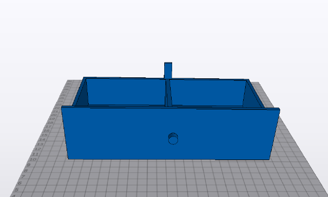 Container with sliding doors | 3d print model