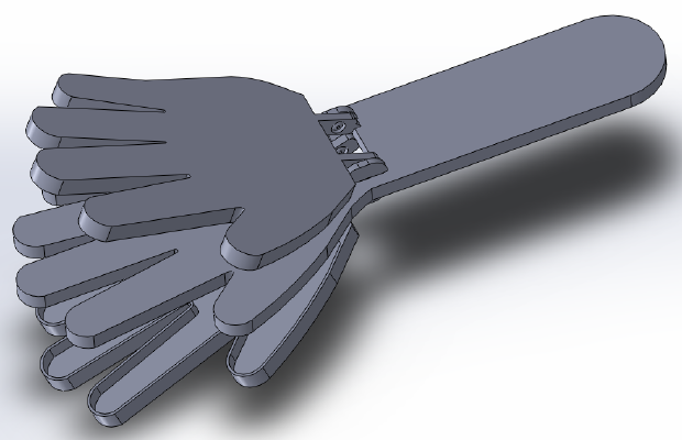 Clapping Hands 100 Filament | 3d print model