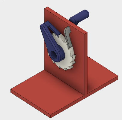 Ratchet (507 Mechanical Movements #75) | 3d print model