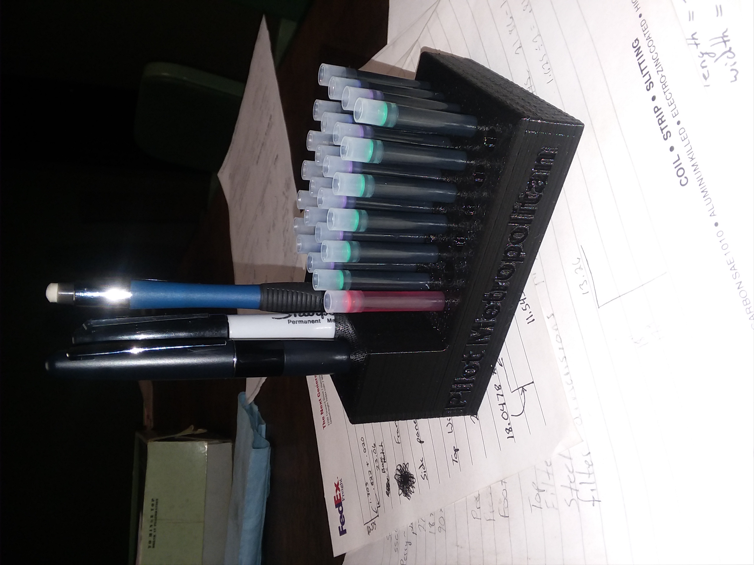 Pilot Metropolitan Fountain Pen Holder with Namiki ink cartiride holders
