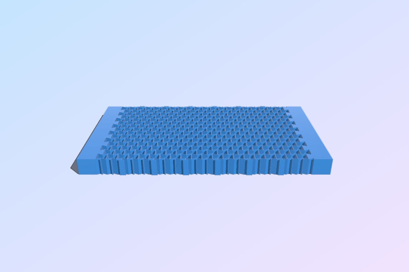 Auxetic lattice