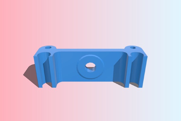 Rostock belt spreader with endstop | 3d print model