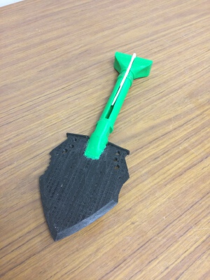 Scale Combat Shovel | 3d print model