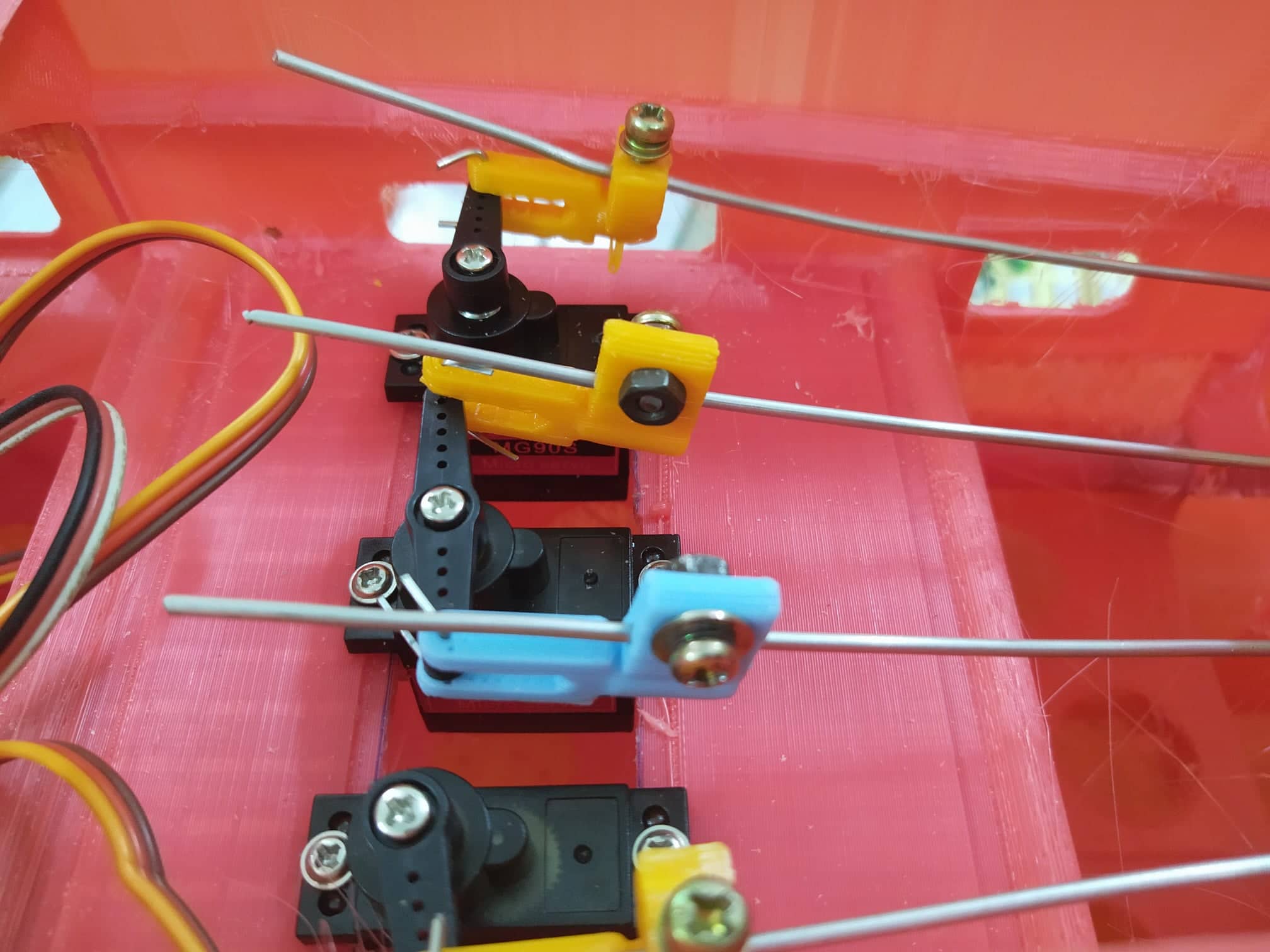 Clevis with pushrob stopper for  RC Plane