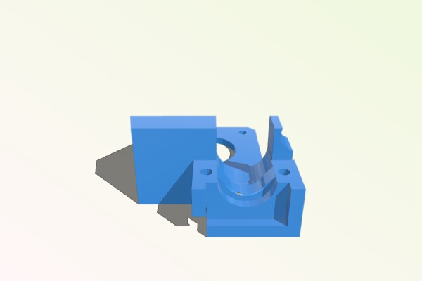 Hero Me E3D V6 Ender 3 Direct Drive Mount | 3d print model
