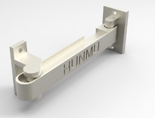 HUNMU- Door latch | 3d print model