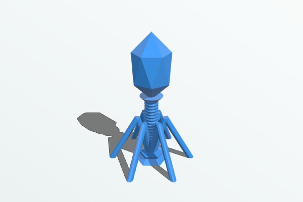 Bacteriophage | 3d print model