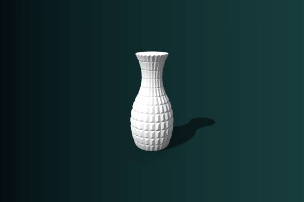 Faceted Vase