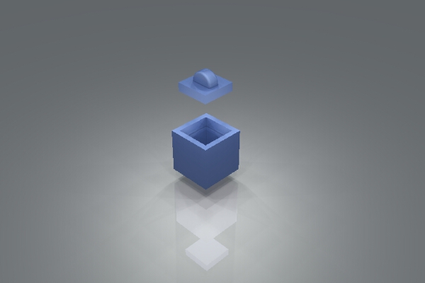 Ring box with lid | 3d print model